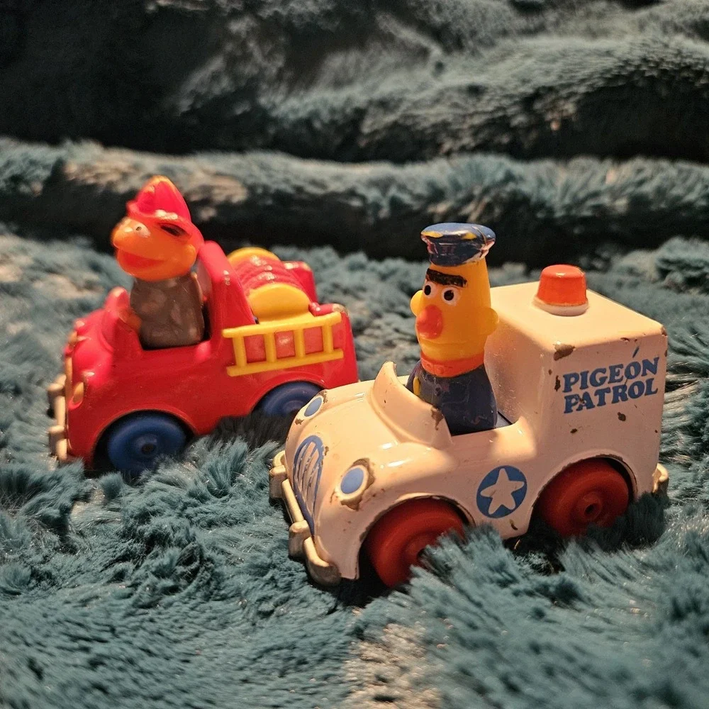 Vintage Playskool Sesame Street 1980s Character Vehicles‎